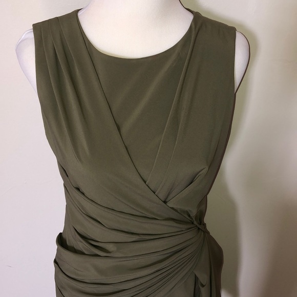Zac Posen Sleeveless Side-Drape Dress - Picture 4 of 6
